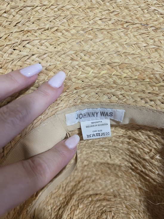 Johnny Was Dreamer Braided Raffia Fringe Hat Straw Boho Vacation Luxury main image 15